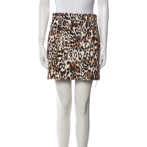 Milly Dresses & Skirts - Milly Leopard Cheetah Animal Print Mini Skirt 2